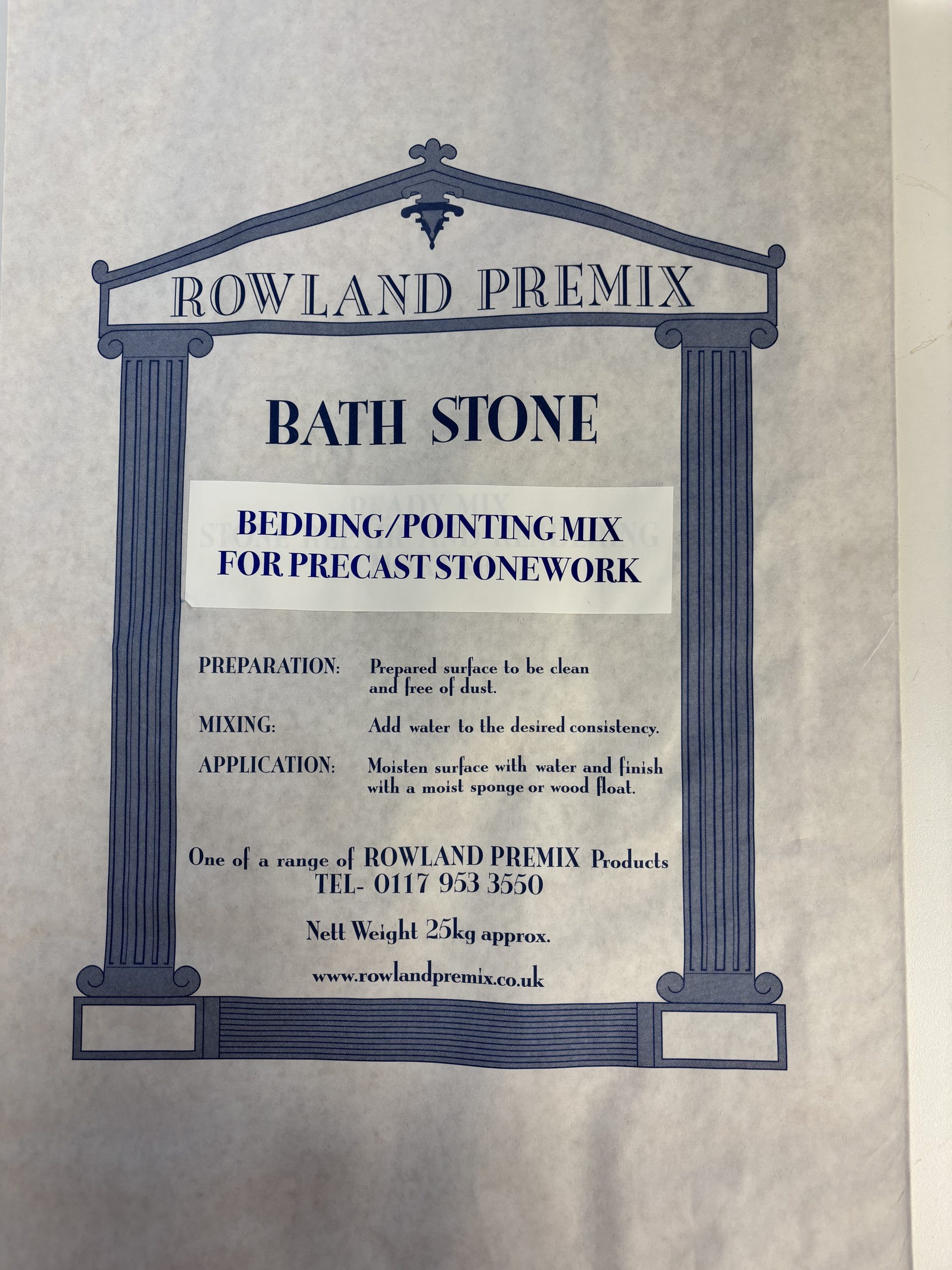 Bath Stone Bedding/Pointing Mix - 25kg